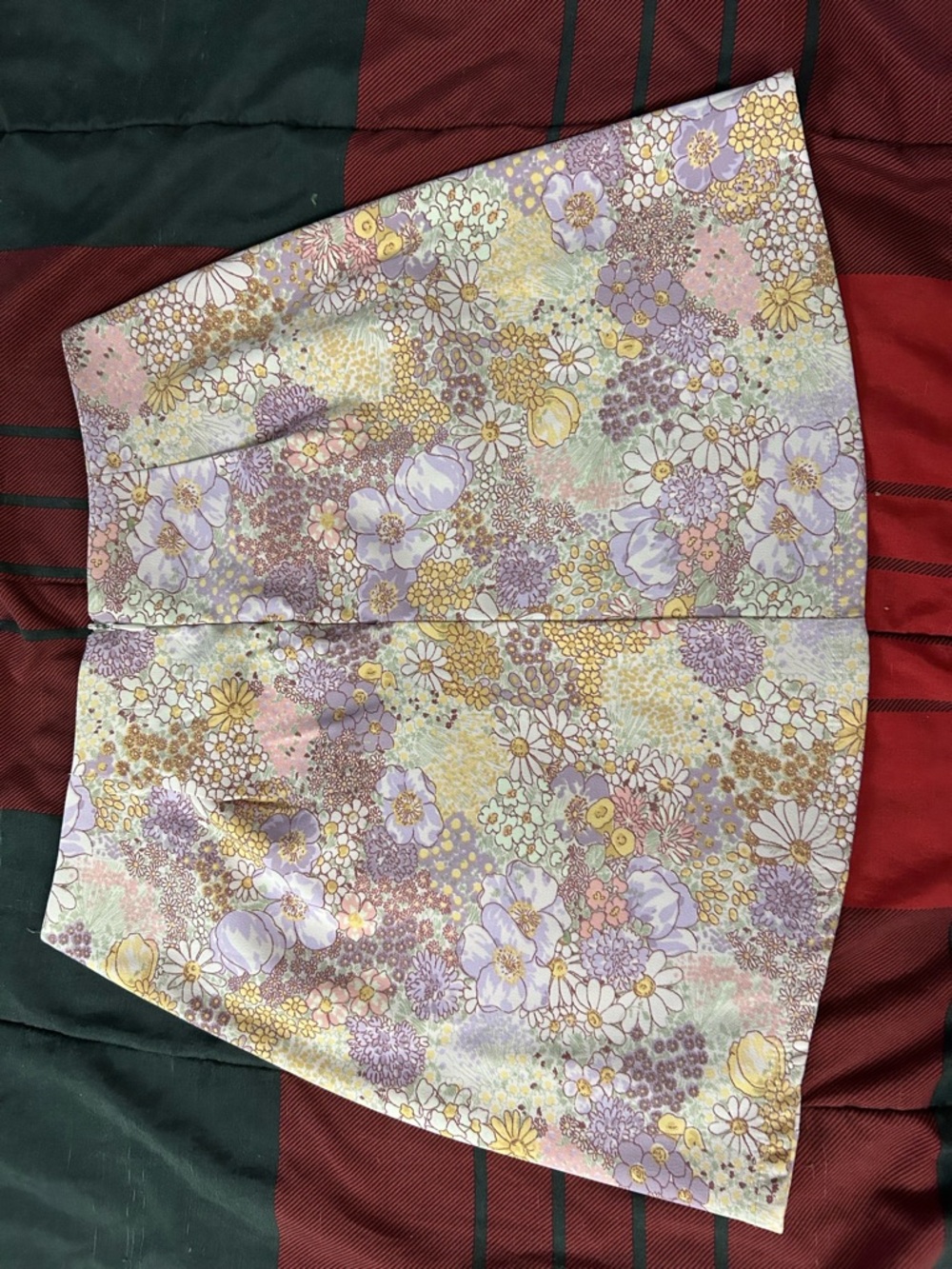 Altar'd State Lavender & Cream Floral Mini Skirt - Picture 7 of 12